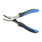 Pinzas de punta doblada para electrónica