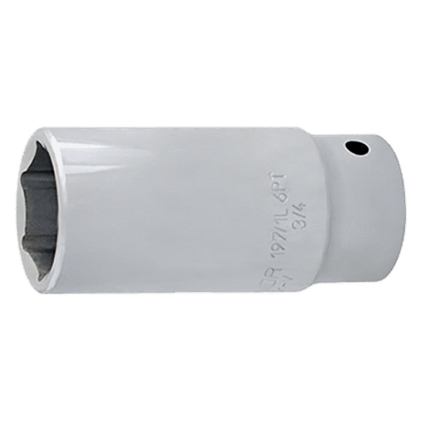 Dado de 3/4” hexagonal largo