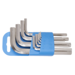 Juego de llaves Allen en clip de plástico 220/3PH