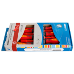 Juego de llaves de dado con mango aislado VDE TBI, en caja de cartón 629CS6VDETBI