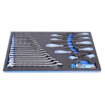 Juego de llaves combinadas y desarmadores