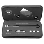 Kit con espejo, imán, lámpara