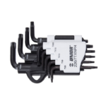 Juego de llaves allen con perfil TX en colgador de plástico