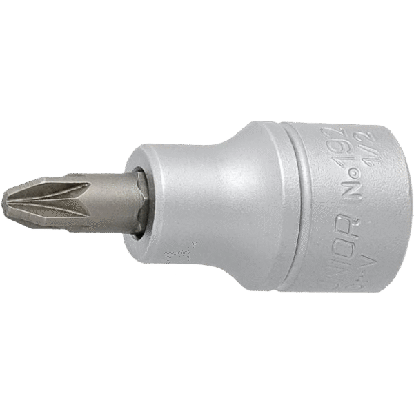 Dado de 1/2” con punta Pozidriv (PZ-doble cruz)
