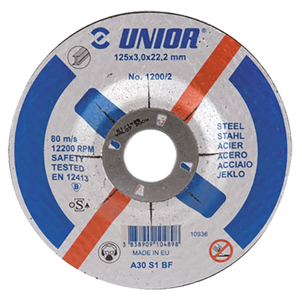 Disco de desbaste para metal con anillo (1200/2)